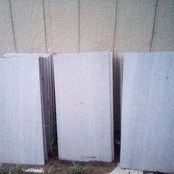 80 Sq.Ft - DalTile 12in×24in  - Glazed Porcelain / Matte Finish - Light Gray 