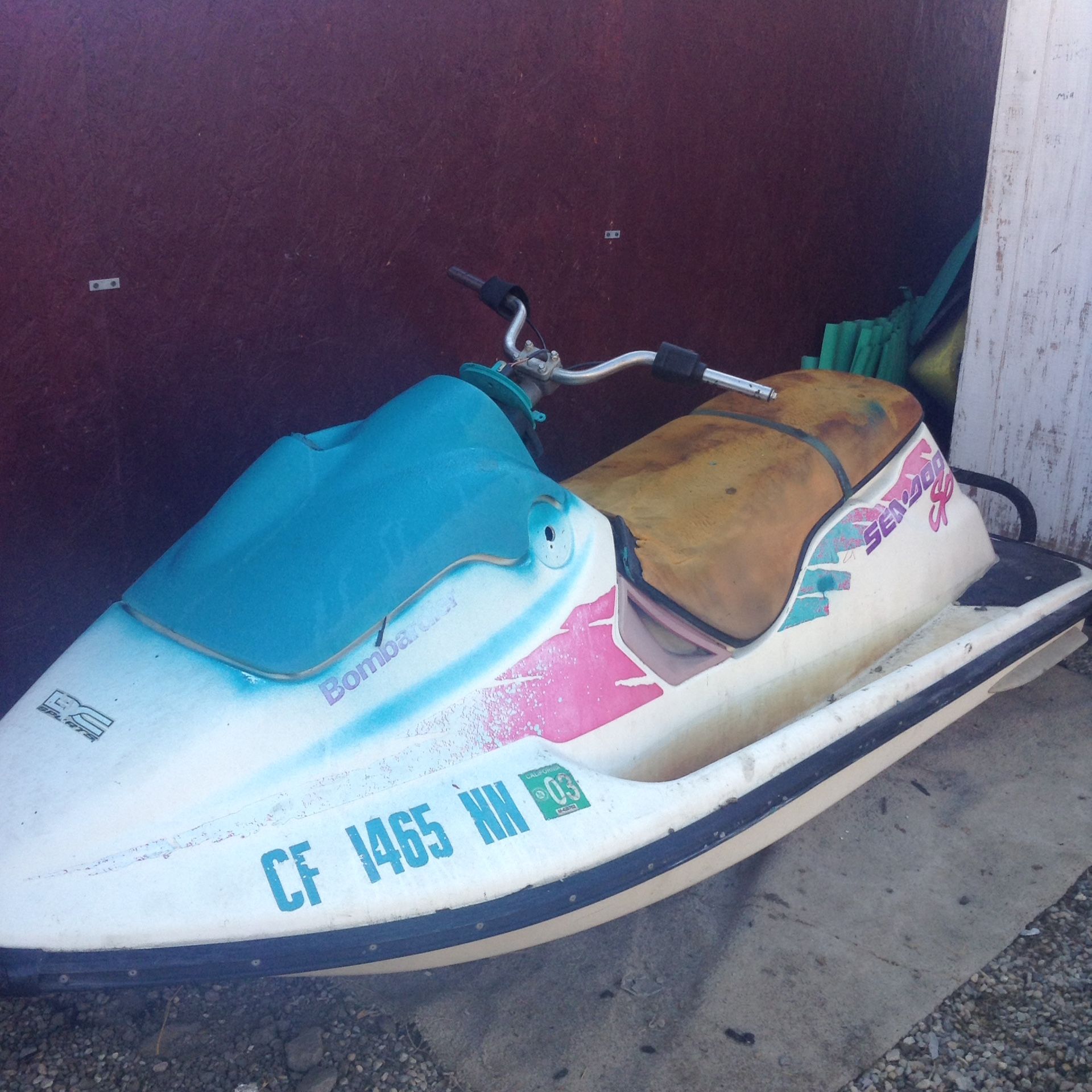 Free jet ski shell