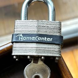 Solid Steel Padlock with Key