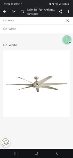 Lehr Ceiling Fan 
80" 

7 Blades 
