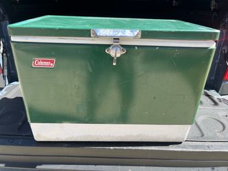 Vintage Coleman Steel Belted Cooler
