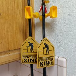 Gag gift over the hill cane not real 