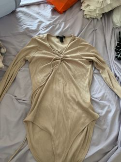 Beige Bodysuit
