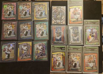 NFL Football Trading Card Lot – Prizm Parallels