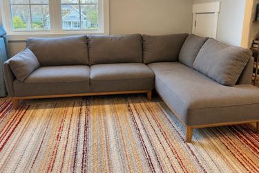 Macy’s Jollene 113” 2-Piece Fabric Sectional Delivery Available