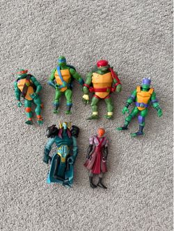 2018 Rise Of The TMNT Teenage Mutant Ninja Turtles Figure Lot of 6