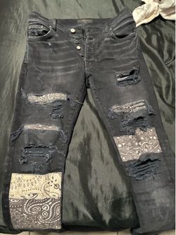 Amiri Bandana jeans