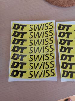 26" bike wheel deco sticker (DT swiss)