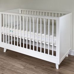 PB Riley Crib with toddler Conversion Kit Included