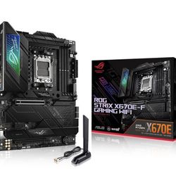 Brand New Sealed ASUS ROG STRIX X670E-F GAMING WIFI AMD X670 Socket AM5 ATX