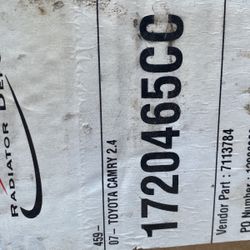 Double Fan For Toyota Camry 2.4 New Open Box.