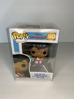 Lilo With Scrump From The Movie 🎥 🍿 Lilo And Stitch Funko POP In Protector Case 