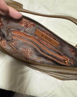Hobo brand polished leather crossbody