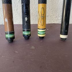 Pool Table Sticks