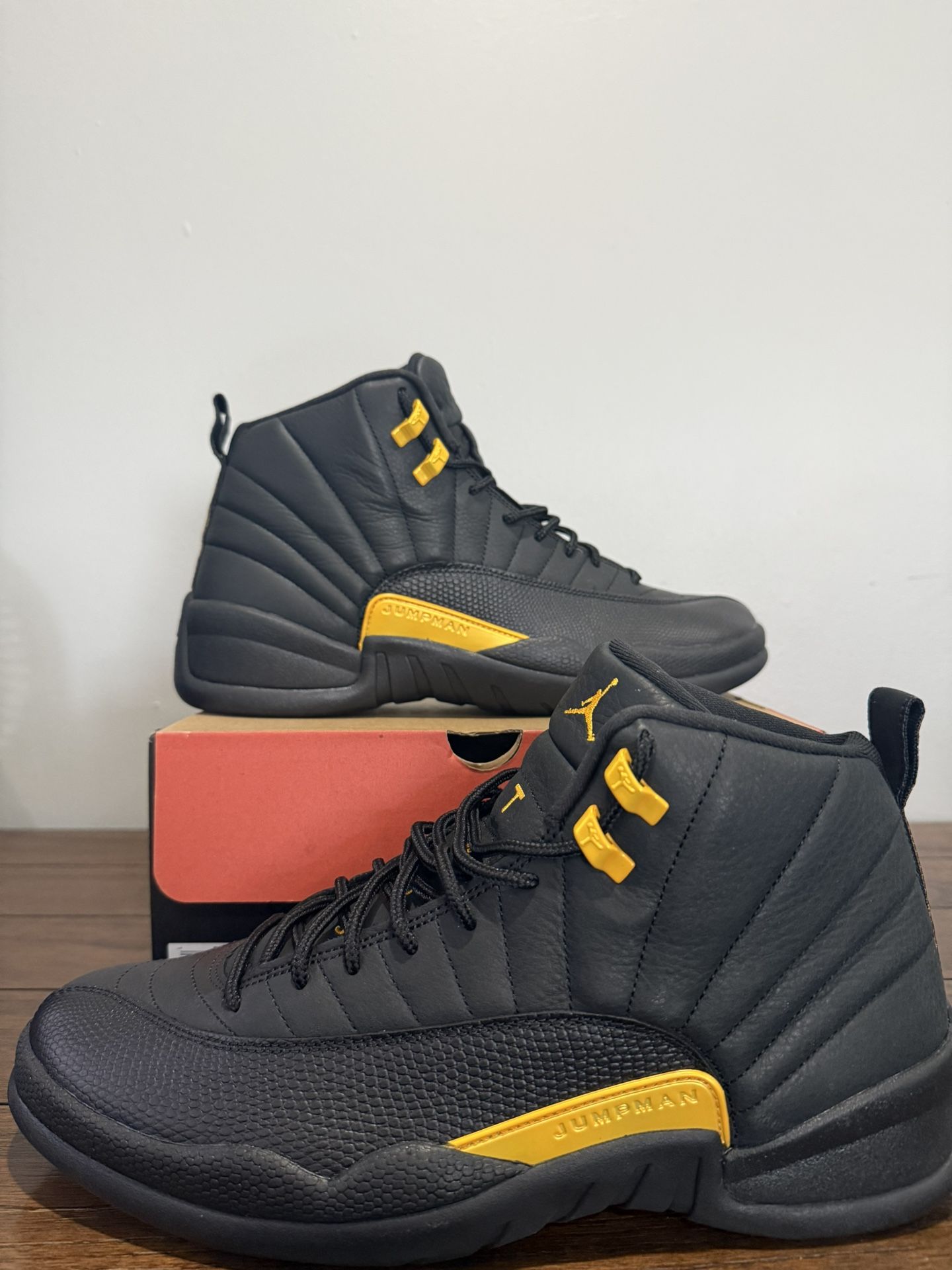 Jordan 12 Retro Black Taxi- New Size 13
