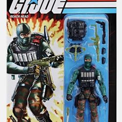2024 G.I. Joe Classified Series Retro BEACH HEAD 6" Figure NEW/SEALED RARE