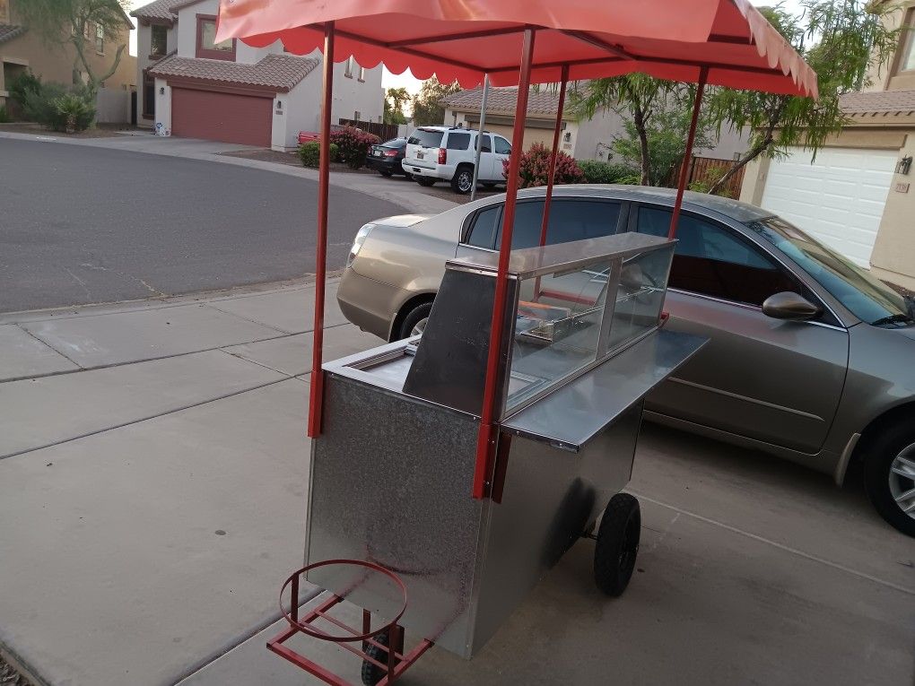 Hot Dog Cart Carrito De Comida