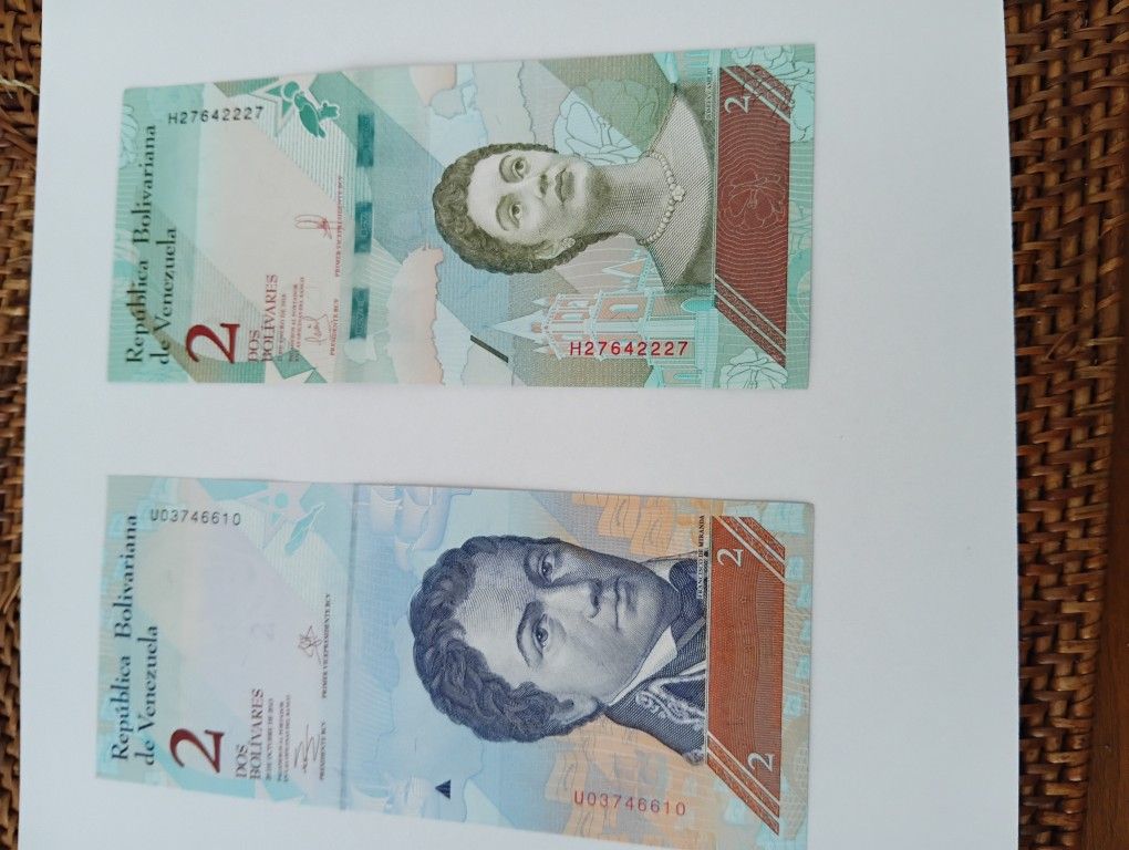 Lot Of 4 Banknotes - Venezuela 