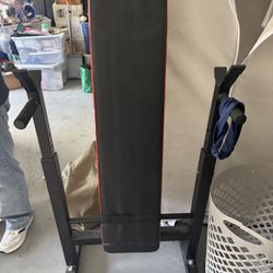 Workout Bench And Equipment 