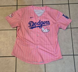 The LOS ANGELES DODGERS HELLO KITTY JERSEY IN PINK