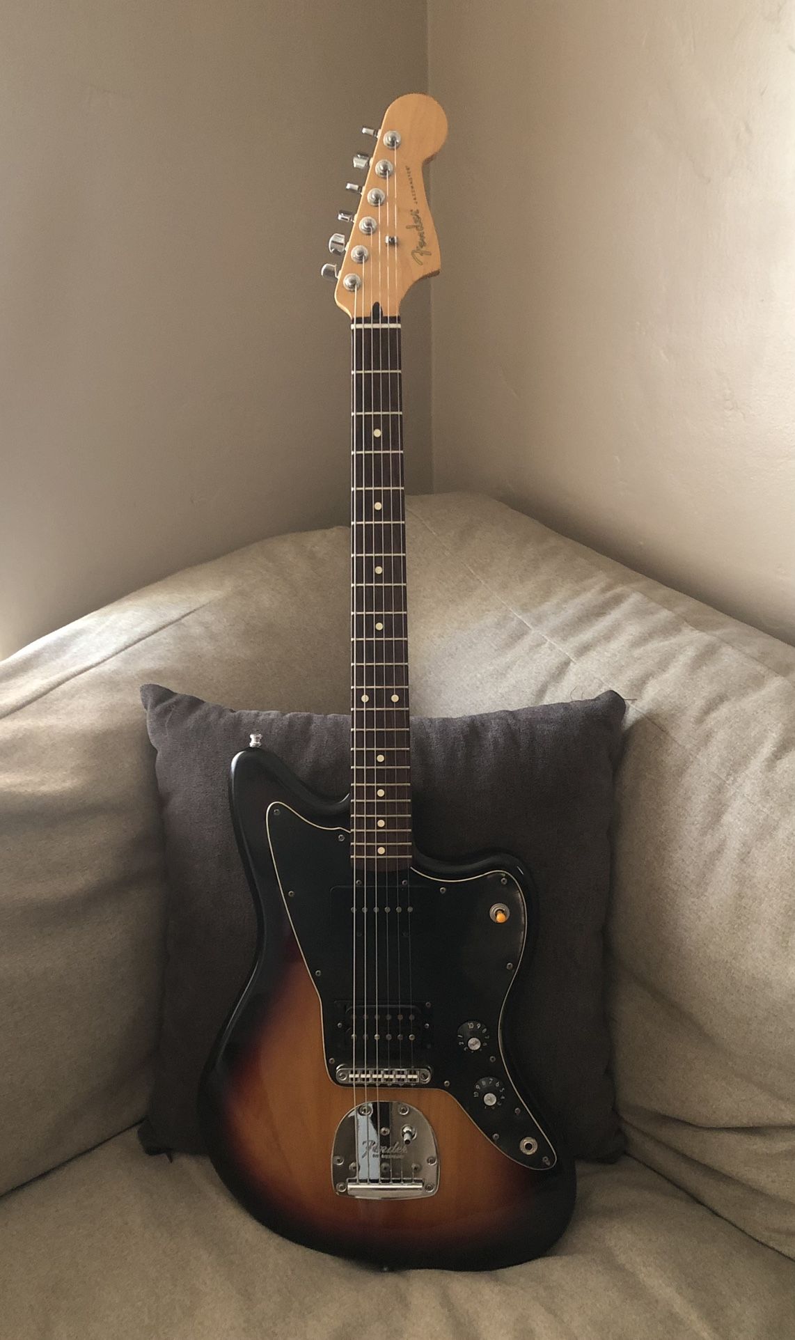 2011 Fender Black Top Jazzmaster HS Made In Mexico With Case