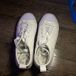 white sneakers