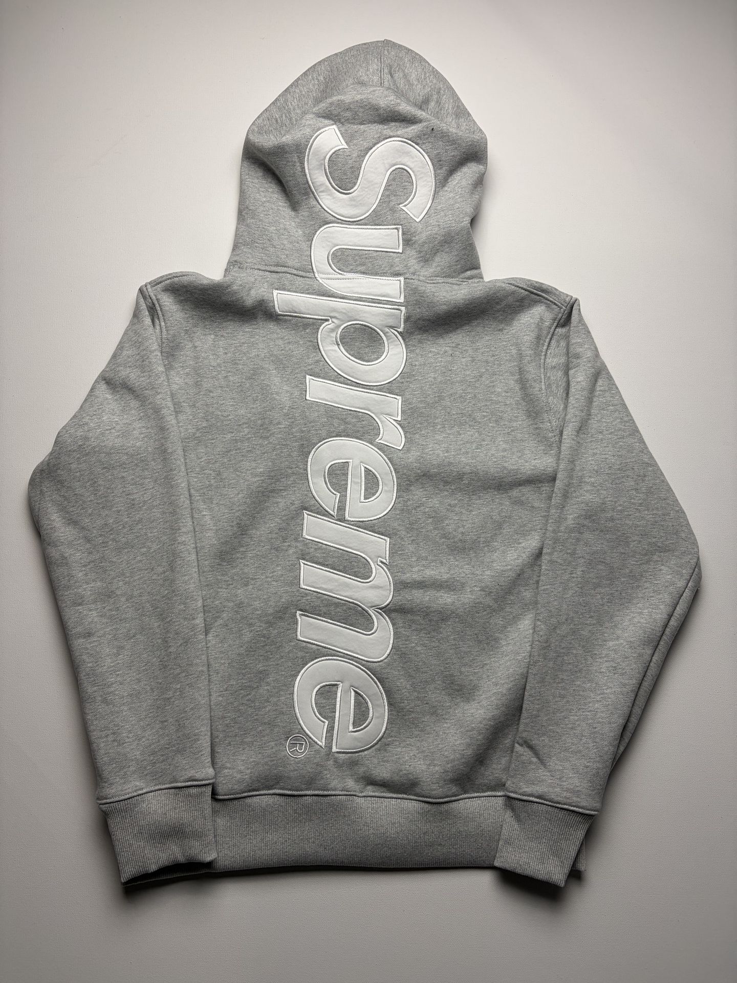 Supreme grey hoodie