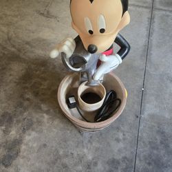Mickey Mouse Garden Planter Fountain 