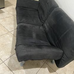 Black Fabric Futon