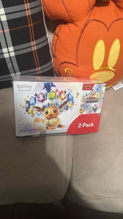 Prismatic evolution 2 pack etb and booster bundle.