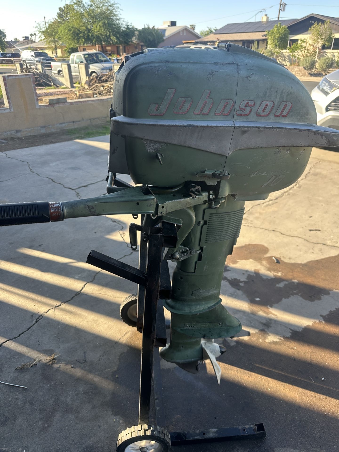 Johnson 10 Hp Out Board  