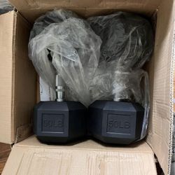 Brand New 50lb Dumbbells Pair