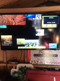 40 inch insignia with wall mount and Apple TV