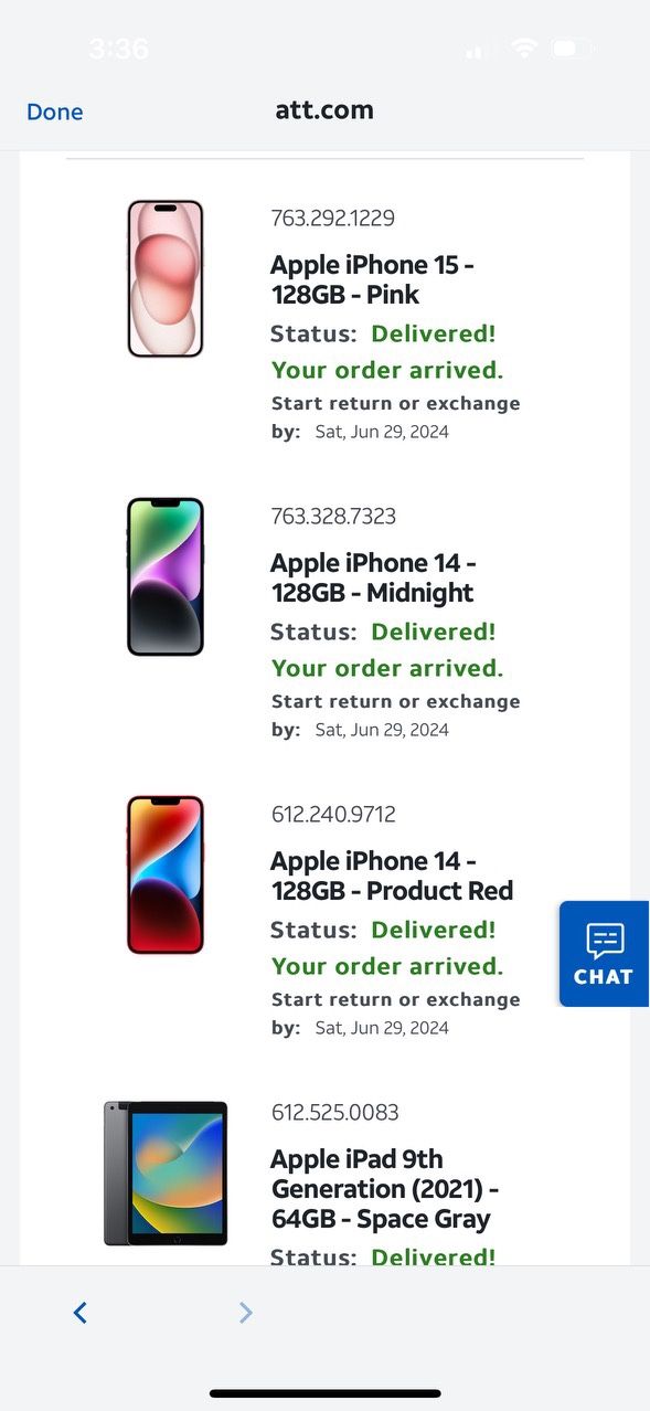 iPhones For Sell