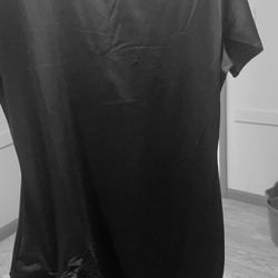 Black New Scrunched Dress
