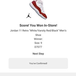 Jordan 11 Cherry 