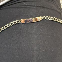 Engraved ID Bracelet - “BEN”