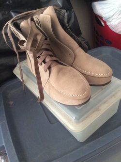 Tan Suede Ladies Booties