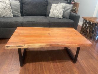 Mango wood coffee table