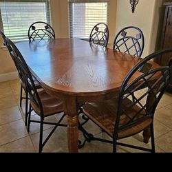 Nice Dining Table Room With 6  High and Comfortable Chairs