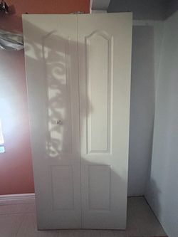 White Double Panel Interior Door