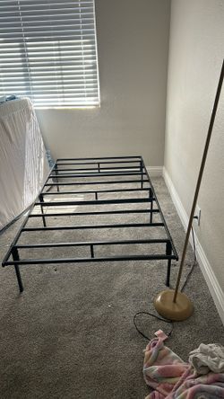Twin size metal bed frame