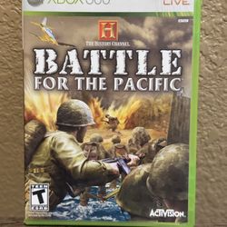 History Channel: Battle for the Pacific  (Xbox 360, 2007) Complete w/Manual