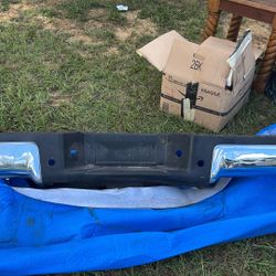 2016-2019 F250/F350 rear chrome, bumper assembly with hitch