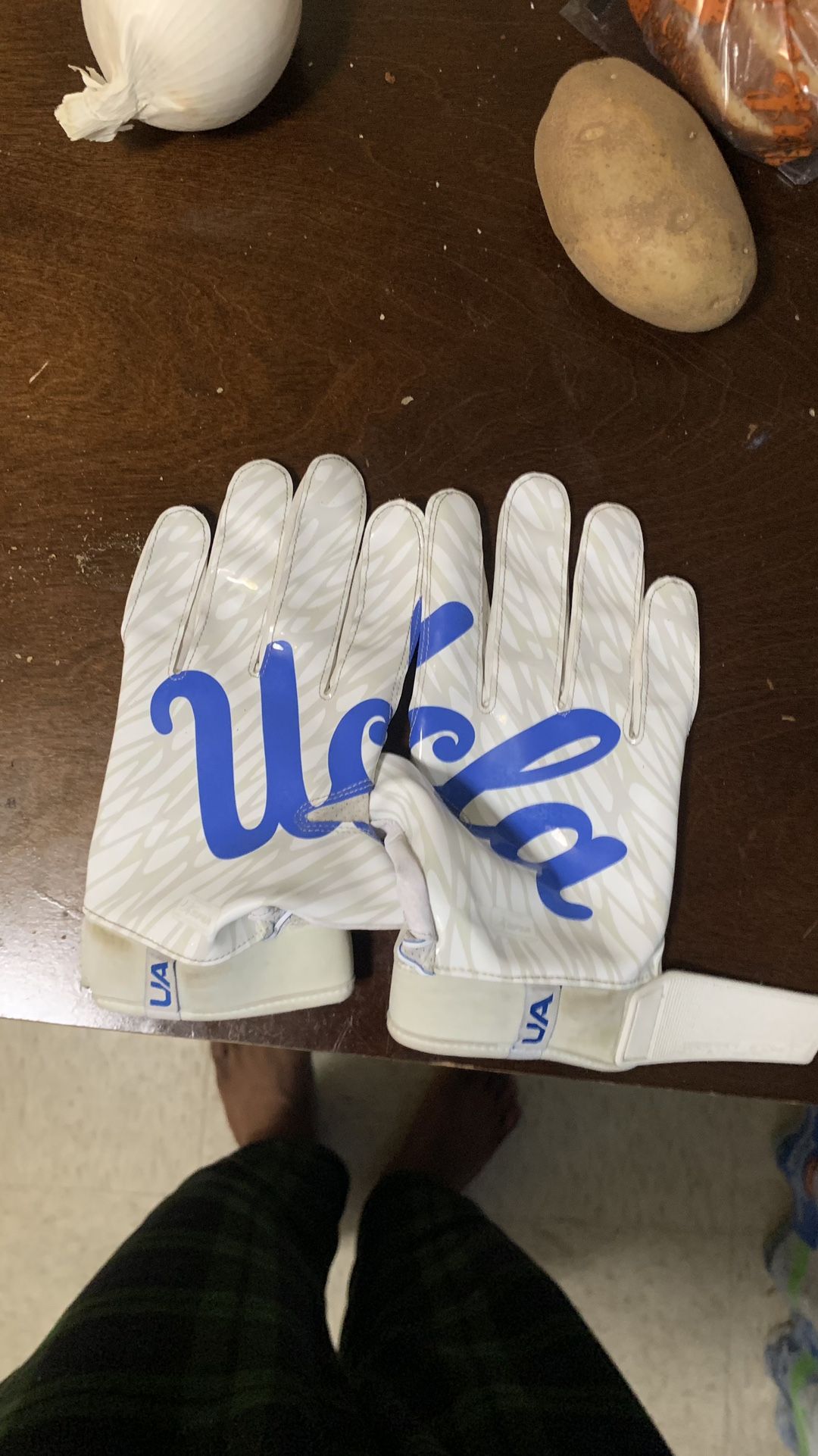 UCLA Football Gloves