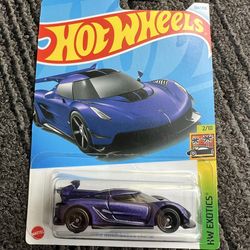Hot Wheels Purple Koenigsegg Jesko – Brand New | Exotics