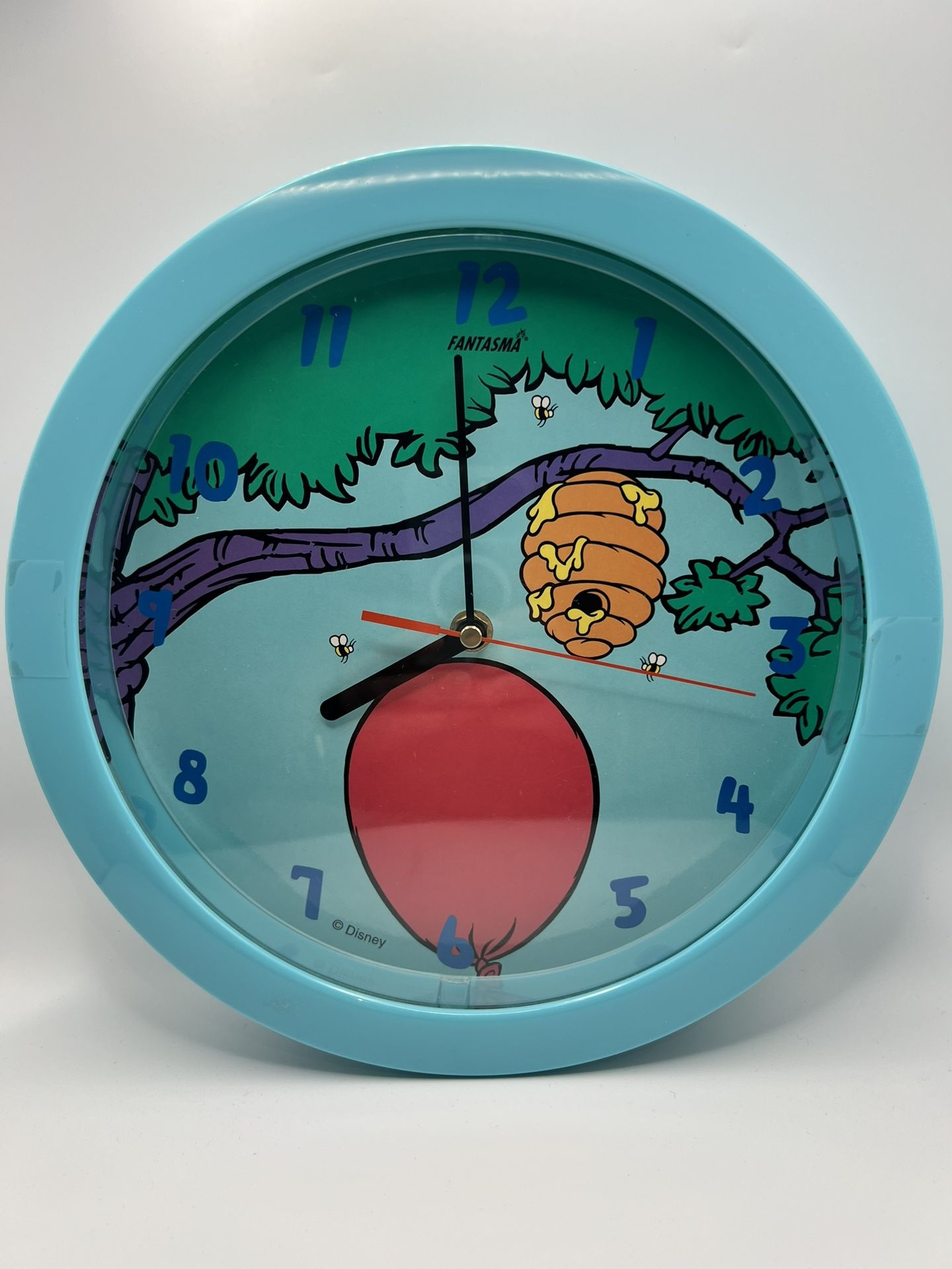 Vintage Fantasma Winnie the Pooh Wall Clock