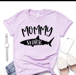 Mama shark, daddy shark, baby shark birthday party