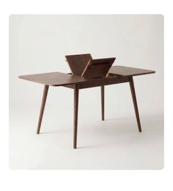 (NEW  IN BOX) Fjord Solid Extendable Dining Table Appears New