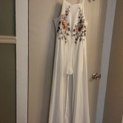 romper dress embroidered Size Small 